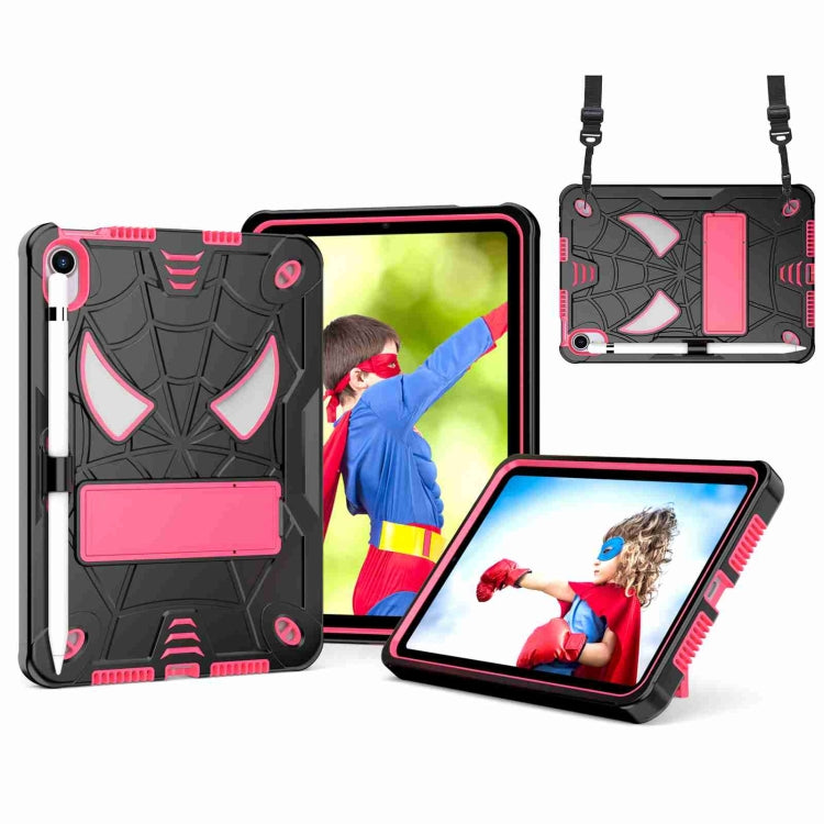 Tablet Case – Silicone (iPad 10) For iPad mini 6 Black + Rose Red