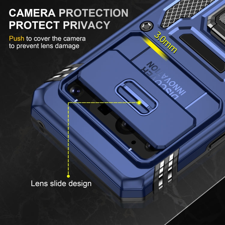 Armor PC + TPU Camera Shield Phone Case – Magnetic, TPU, For Google Pixel 8 Pro, For Google Pixel 8