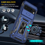 Armor PC + TPU Camera Shield Phone Case – Magnetic, TPU, For Google Pixel 8 Pro, For Google Pixel 8