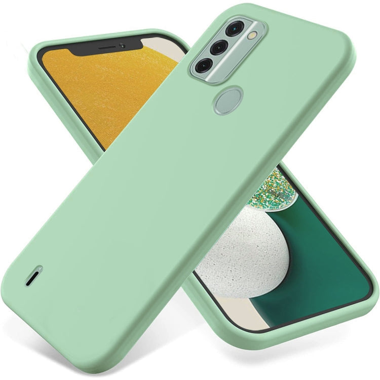 Pure Color Liquid Silicone Shockproof Phone Case – Shockproof, For Nokia C12 / C12 Pro / C12 Plus, For Nokia G22, For Nokia C31 For Nokia C31 Green