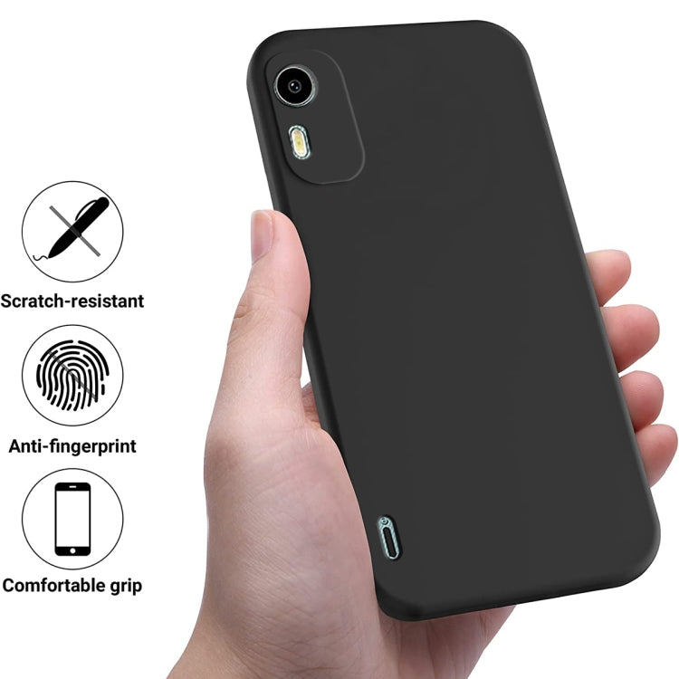 Pure Color Liquid Silicone Shockproof Phone Case – Shockproof, For Nokia C12 / C12 Pro / C12 Plus, For Nokia G22, For Nokia C31