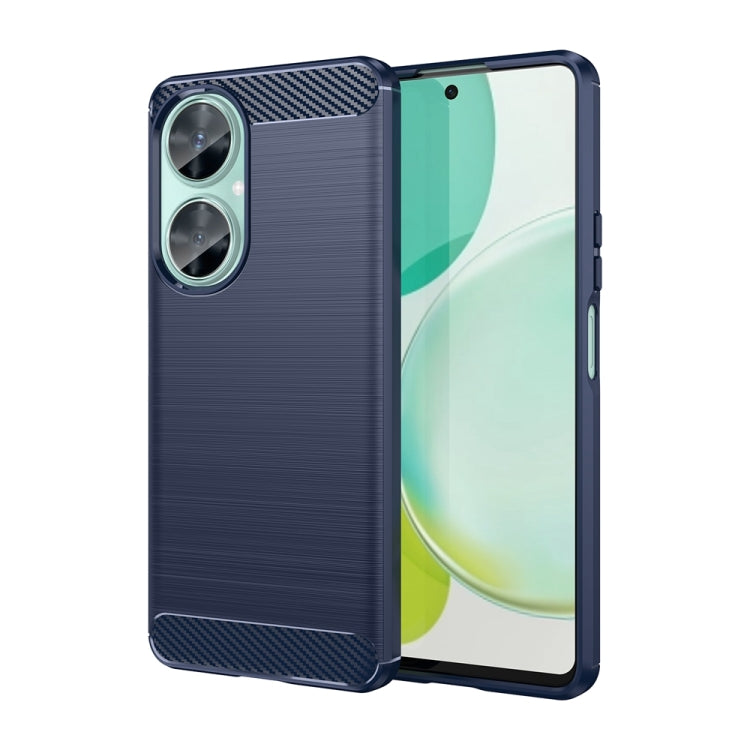 Brushed Texture Carbon Fiber TPU Phone Case – TPU, For Huawei nova Y72, For Huawei nova 12 Ultra, For Huawei Enjoy 70, For Huawei nova 12 Pro, For Huawei nova 12, For Huawei Mate 60 RS Ultimate, For Huawei Mate 60 Pro+, For Huawei Enjoy 60 Pro For Huawei Enjoy 60 Pro Blue