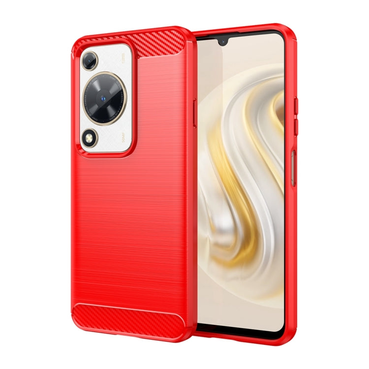 Brushed Texture Carbon Fiber TPU Phone Case – TPU, For Huawei nova Y72, For Huawei nova 12 Ultra, For Huawei Enjoy 70, For Huawei nova 12 Pro, For Huawei nova 12, For Huawei Mate 60 RS Ultimate, For Huawei Mate 60 Pro+, For Huawei Enjoy 60 Pro For Huawei Enjoy 70 Red