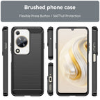Brushed Texture Carbon Fiber TPU Phone Case – TPU, For Huawei nova Y72, For Huawei nova 12 Ultra, For Huawei Enjoy 70, For Huawei nova 12 Pro, For Huawei nova 12, For Huawei Mate 60 RS Ultimate, For Huawei Mate 60 Pro+, For Huawei Enjoy 60 Pro