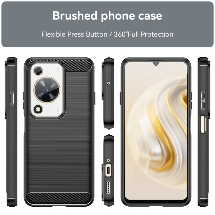 Brushed Texture Carbon Fiber TPU Phone Case – TPU, For Huawei nova Y72, For Huawei nova 12 Ultra, For Huawei Enjoy 70, For Huawei nova 12 Pro, For Huawei nova 12, For Huawei Mate 60 RS Ultimate, For Huawei Mate 60 Pro+, For Huawei Enjoy 60 Pro