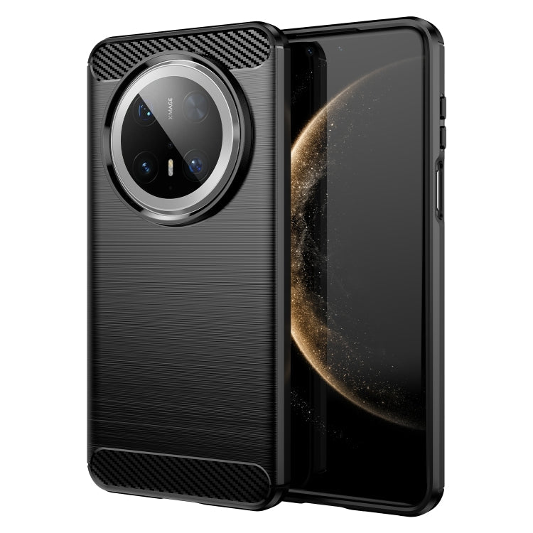 Brushed Texture Carbon Fiber TPU Phone Case – TPU, For Huawei Pura 80 Ultra 5G, For Huawei Pura 80 Pro+ 5G, For Huawei Pura 80 Pro 5G, For Huawei Pura 80 5G, For Huawei Mate 70 Pro / 70 Pro+, For Huawei Mate 70, For Huawei Pura 70 Pro / Pura 70 Pro+... For Huawei Mate 70 Pro 70 Pro+ Black