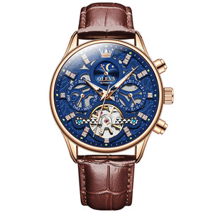 Blue + Rose Gold