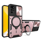 CD Texture Sliding Camshield Magnetic Holder Phone Case – Magnetic, TPU, For Motorola Moto G22 / E32, For Motorola Edge 30, For Motorola Edge 30 Pro, For Motorola Moto E20 / E30 / E40