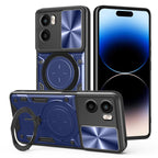 CD Texture Sliding Camshield Magnetic Holder Phone Case – Magnetic, TPU, For Motorola Moto G56 5G, For Motorola Moto G05, For Motorola Moto G 2025, For Motorola Moto G75 5G