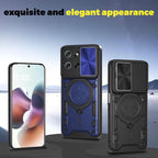 CD Texture Sliding Camshield Magnetic Holder Phone Case – Magnetic, TPU, For Motorola Moto G56 5G, For Motorola Moto G05, For Motorola Moto G 2025, For Motorola Moto G75 5G