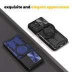 CD Texture Sliding Camshield Magnetic Holder Phone Case – Magnetic, TPU, For Motorola Moto G56 5G, For Motorola Moto G05, For Motorola Moto G 2025, For Motorola Moto G75 5G