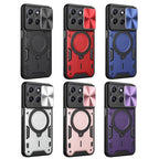 CD Texture Sliding Camshield Magnetic Holder Phone Case – Magnetic, TPU, For Motorola Moto G Max / G87 / G77 5G, For Motorola Moto G37 / G37 Power, For Motorola Edge 70 Pro 5G, For Motorola Moto G15 / G17 4G