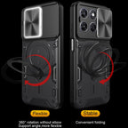 CD Texture Sliding Camshield Magnetic Holder Phone Case – Magnetic, TPU, For Motorola Moto G Max / G87 / G77 5G, For Motorola Moto G37 / G37 Power, For Motorola Edge 70 Pro 5G, For Motorola Moto G15 / G17 4G