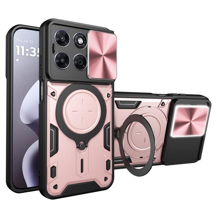 CD Texture Sliding Camshield Magnetic Holder Phone Case – Magnetic, TPU, For Motorola Moto G Max / G87 / G77 5G, For Motorola Moto G37 / G37 Power, For Motorola Edge 70 Pro 5G, For Motorola Moto G15 / G17 4G