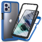 Starry Sky Full Body Hybrid Shockproof Phone Case with PET Film – Shockproof, Anti-Scratch, Screen Protector, For Motorola Moto G13 / G23, For Motorola Moto G53