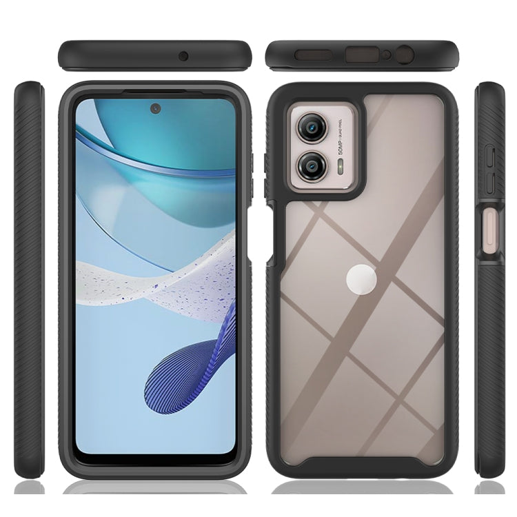 Starry Sky Full Body Hybrid Shockproof Phone Case with PET Film – Shockproof, Anti-Scratch, Screen Protector, For Motorola Moto G13 / G23, For Motorola Moto G53