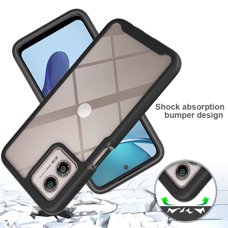 Starry Sky Full Body Hybrid Shockproof Phone Case with PET Film – Shockproof, Anti-Scratch, Screen Protector, For Motorola Moto G13 / G23, For Motorola Moto G53