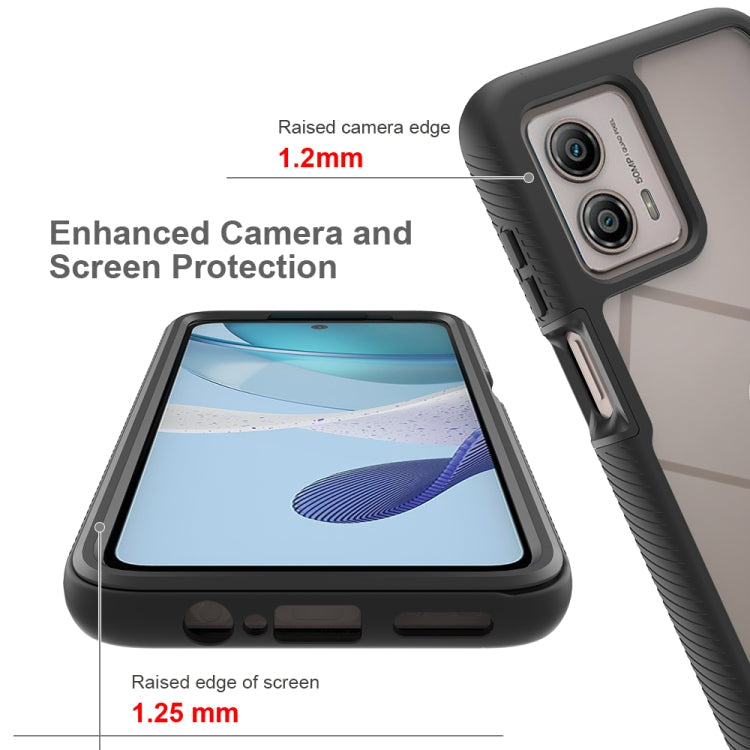 Starry Sky Full Body Hybrid Shockproof Phone Case with PET Film – Shockproof, Anti-Scratch, Screen Protector, For Motorola Moto G13 / G23, For Motorola Moto G53
