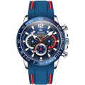 OLEVS 9936 Men Multifunctional Sports Waterproof Quartz Watch Blue