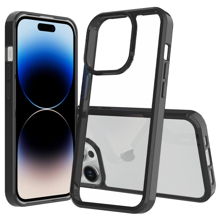 Scratchproof Acrylic TPU Phone Case, For iPhone 17 Pro Max, For iPhone... For iPhone 15 Pro Black