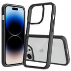Scratchproof Acrylic TPU Phone Case, For iPhone 17 Pro Max, For iPhone... For iPhone 15 Pro Black