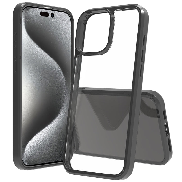 Scratchproof Acrylic TPU Phone Case, For iPhone 17 Pro Max, For iPhone... For iPhone 16 Pro Max Black