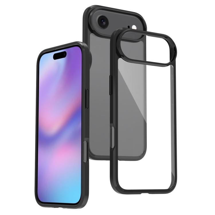 Scratchproof Acrylic TPU Phone Case, For iPhone 17 Pro Max, For iPhone... For iPhone Air Black
