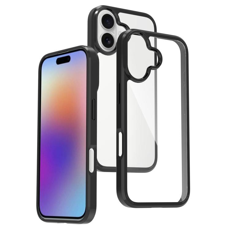 Scratchproof Acrylic TPU Phone Case, For iPhone 17 Pro Max, For iPhone... For iPhone 17 Black