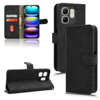 Skin Feel Magnetic Flip Leather Phone Case – Magnetic, Card Slot, Flip, For Infinix Hot 50i / Smart 9, For Infinix Hot 50 Pro+, For Infinix Hot 50 4G, For Infinix Hot 50 5G
