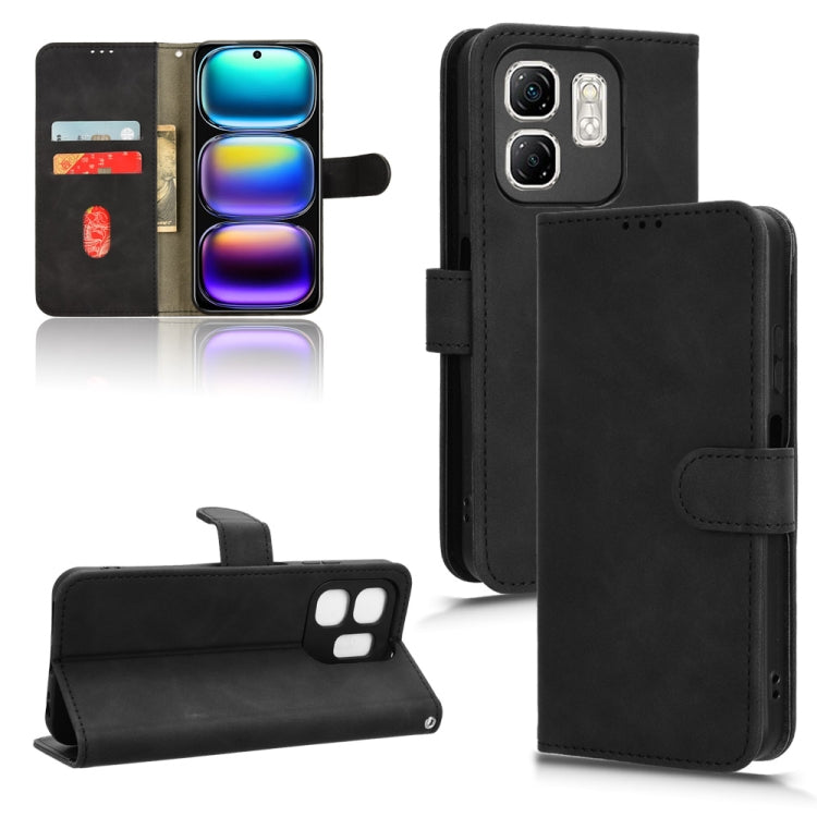 Skin Feel Magnetic Flip Leather Phone Case – Magnetic, Card Slot, Flip, For Infinix Hot 50i / Smart 9, For Infinix Hot 50 Pro+, For Infinix Hot 50 4G, For Infinix Hot 50 5G