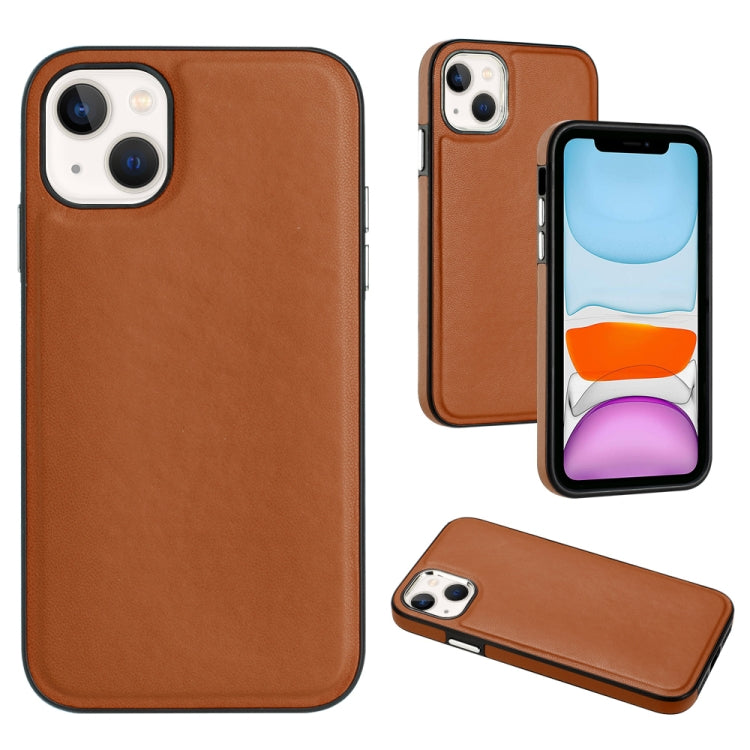 Phone Case – Leather (iPhone SE 2022) #3 For iPhone 13 Brown
