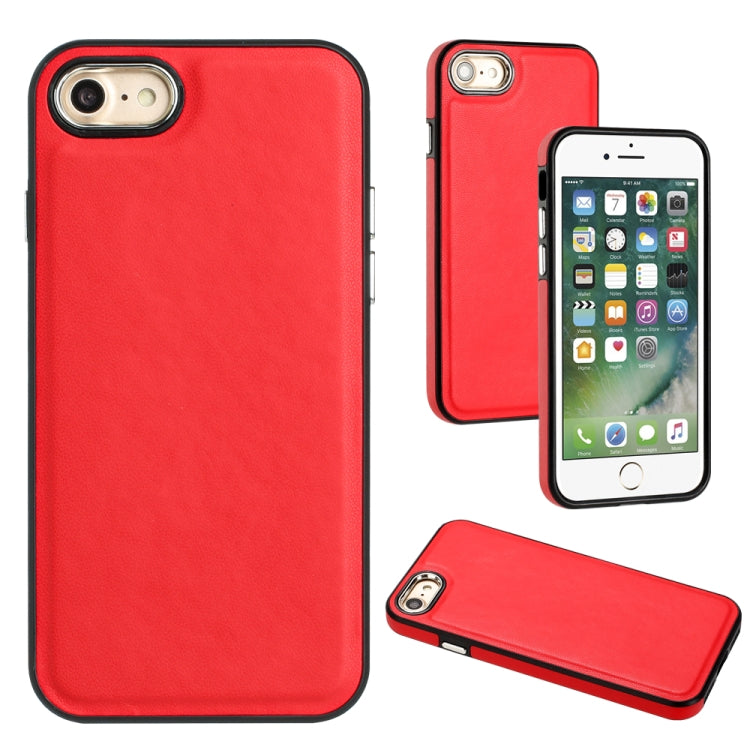 Phone Case – Leather (iPhone SE 2022) #3 For iPhone SE 2022 6 7 8 SE 2020 Red