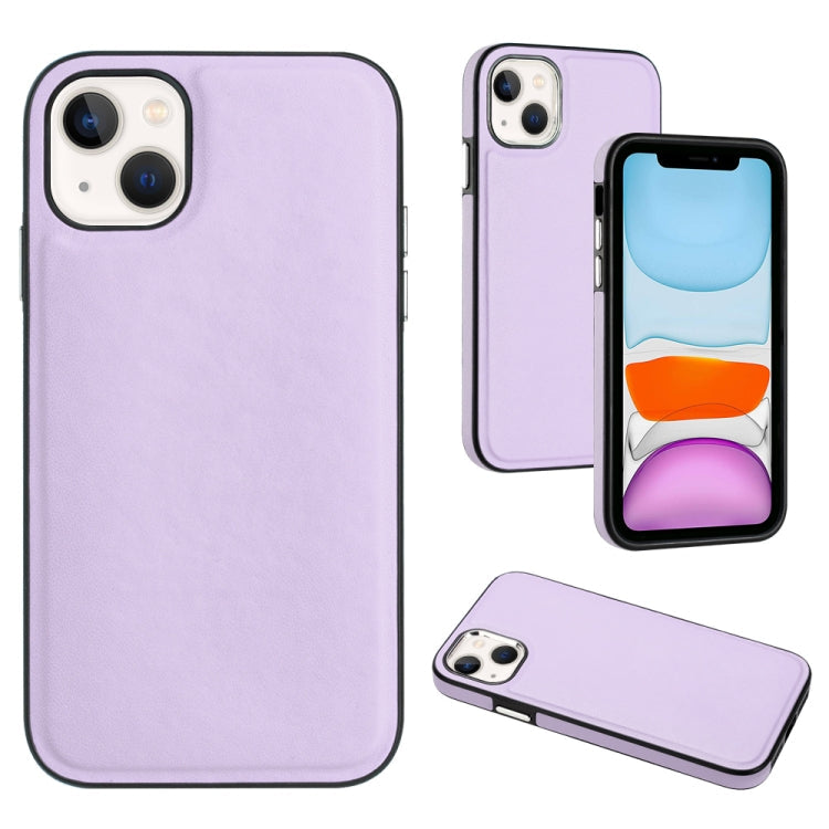 Phone Case – Leather (iPhone 15 Plus) #2 For iPhone 15 Purple