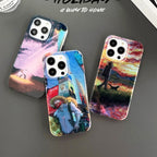 Dual-sided Lamination Oil Painting IMD Phone Case, For iPhone 11