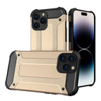 Magic Armor TPU Phone Case, For iPhone 15 Pro, For iPhone 15 Plus, For iPhone 15 For iPhone 15 Pro Gold