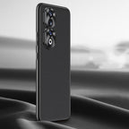 Litchi Texture Genuine Leather Phone Case – Leather, TPU, For Honor 90 Pro, For Honor 90