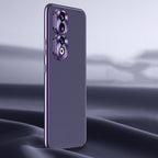 Litchi Texture Genuine Leather Phone Case – Leather, TPU, For Honor 90 Pro, For Honor 90