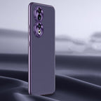 Litchi Texture Genuine Leather Phone Case – Leather, TPU, For Honor 90 Pro, For Honor 90