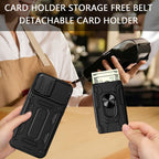 Sliding Camshield TPU+PC Phone Case with Card Slot, For iPhone 15 Pro...