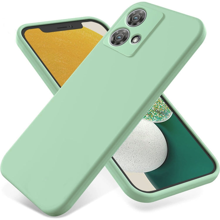 Solid Color Liquid Silicone Dropproof Full Coverage Phone Case – Durable Build, Easy to Use, For Motorola Moto G54 5G, For Motorola Moto G54 Power, For Motorola Edge 40 Neo, For Motorola Moto G14, For Motorola Edge 40 5G For Motorola Edge 40 Neo Green