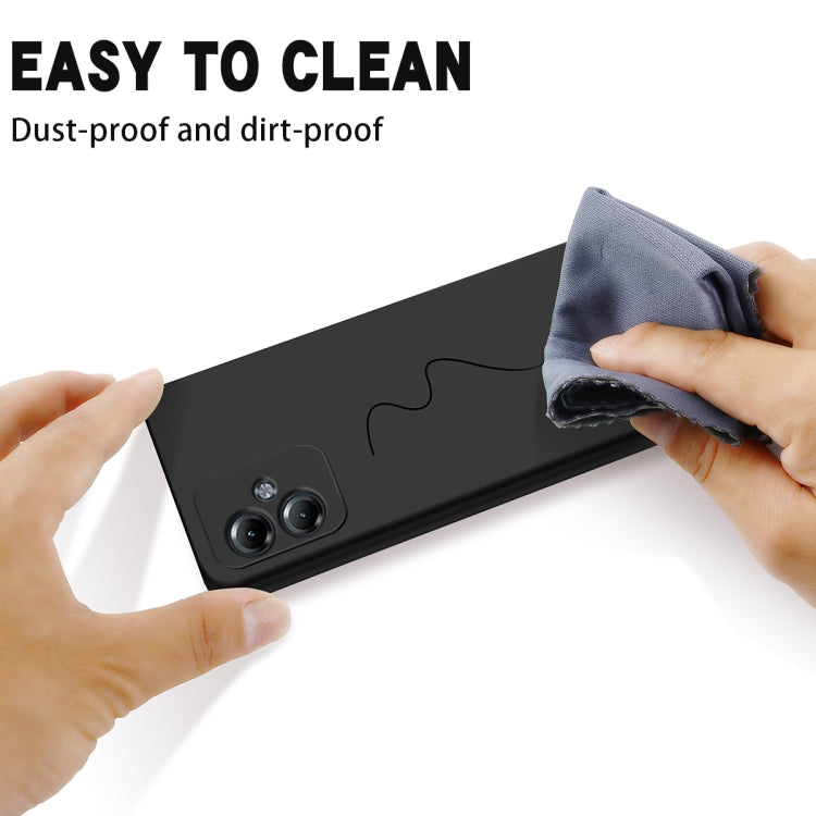 Solid Color Liquid Silicone Dropproof Full Coverage Phone Case, For Motorola Moto G54 5G, For Motorola Moto G54 Power, For Motorola Edge 40 Neo, For Motorola Moto G14, For Motorola Edge 40 5G, For Motorola Edge 40 Pro/Edge+ 2023/X40