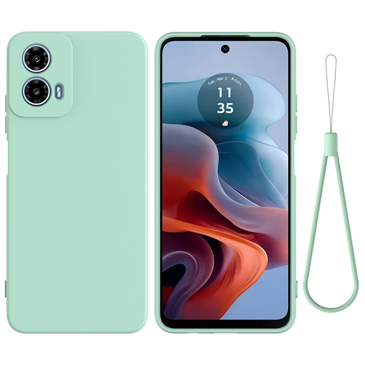 Solid Color Liquid Silicone Dropproof Full Coverage Phone Case – Durable Build, Easy to Use, For Motorola Moto G24 Power, For Motorola Moto G04 / G24, For Motorola Moto G34, For Motorola Moto G Power 2024, For Motorola Edge 2023, For Motorola Moto G84 5G For Motorola Moto G34 Green