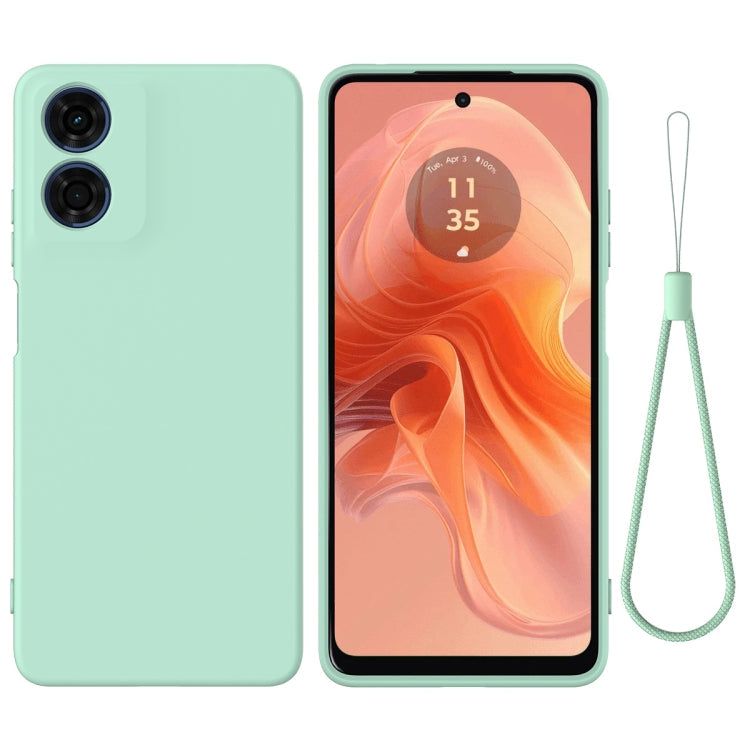 Solid Color Liquid Silicone Dropproof Full Coverage Phone Case – Durable Build, Easy to Use, For Motorola S50 Neo, For Motorola Moto E14, For Motorola Moto G04S 4G / E14 4G, For Motorola Moto G85, For Motorola Moto G64, For Motorola Edge 50 Pro For Motorola Moto E14 Green
