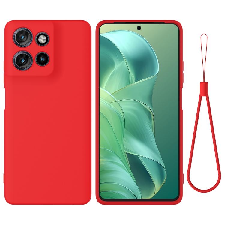 Solid Color Liquid Silicone Dropproof Full Coverage Phone Case – Durable Build, Easy to Use, For Motorola Moto G77 Power / G67 Power, For Motorola Moto G Max / G87 / G77 5G, For Motorola Edge 5G 2026, For Motorola Moto G37 / G37 Power / G47 For Motorola Moto G Power 2025 2026 Red