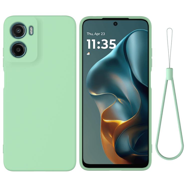 Solid Color Liquid Silicone Dropproof Full Coverage Phone Case – Durable Build, Easy to Use, For Motorola Moto G56 5G, For Motorola Edge 60 Stylus, For Motorola Edge 5G 2025, For Motorola Moto G Stylus 5G 2025, For Motorola Moto G15 Power For Motorola Moto G05 E15 Green