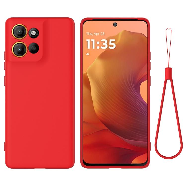 Solid Color Liquid Silicone Dropproof Full Coverage Phone Case – Durable Build, Easy to Use, For Motorola Moto G56 5G, For Motorola Edge 60 Stylus, For Motorola Edge 5G 2025, For Motorola Moto G Stylus 5G 2025, For Motorola Moto G15 Power For Motorola Moto G15 Power Red