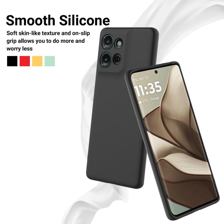 Solid Color Liquid Silicone Dropproof Full Coverage Phone Case – Durable Build, Easy to Use, For Motorola Moto G 2025, For Motorola Moto G Play 2025, For Motorola Moto G75, For Motorola Moto G35, For Motorola Moto G55, For Motorola Moto G45