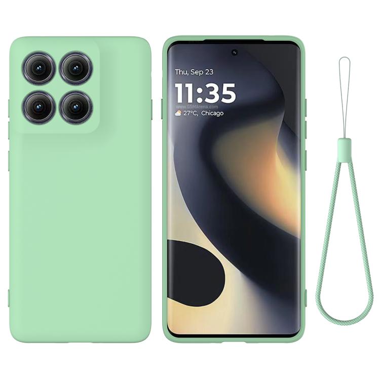 Solid Color Liquid Silicone Dropproof Full Coverage Phone Case – Durable Build, Easy to Use, For Motorola Moto G56 5G, For Motorola Edge 60 Stylus, For Motorola Edge 5G 2025, For Motorola Moto G Stylus 5G 2025, For Motorola Moto G15 Power For Motorola Edge 5G 2025 Green