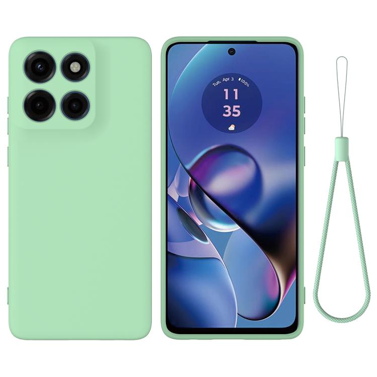 Solid Color Liquid Silicone Dropproof Full Coverage Phone Case – Durable Build, Easy to Use, For Motorola Moto G56 5G, For Motorola Edge 60 Stylus, For Motorola Edge 5G 2025, For Motorola Moto G Stylus 5G 2025, For Motorola Moto G15 Power For Motorola Edge 60 Stylus Green