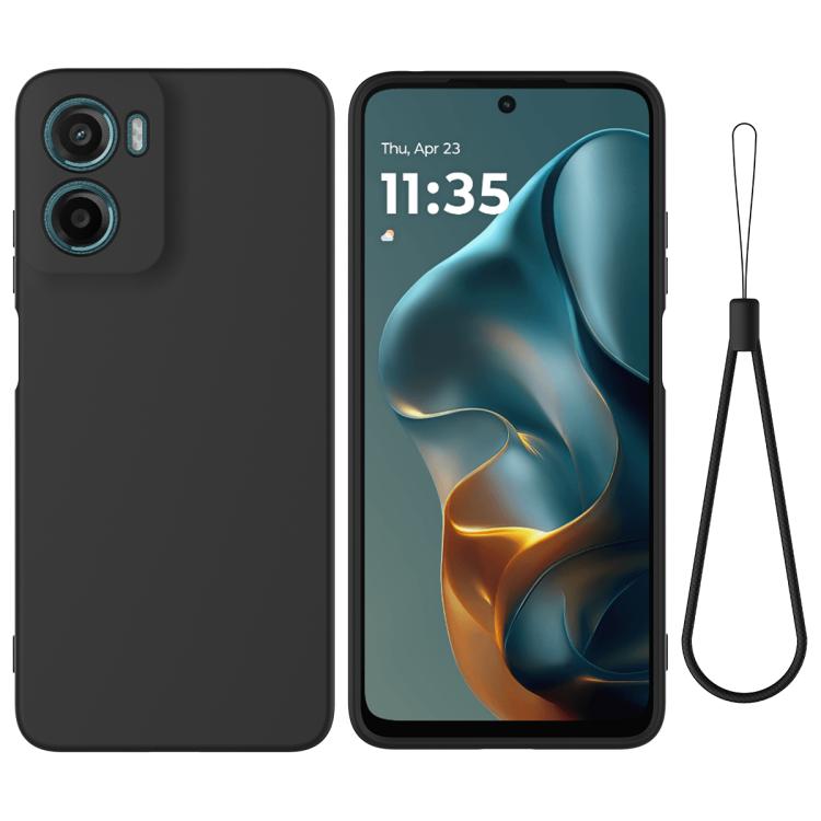 Solid Color Liquid Silicone Dropproof Full Coverage Phone Case – Durable Build, Easy to Use, For Motorola Moto G06 Power 4G, For Motorola Moto G 5G / G Play 5G 2026, For Motorola Moto G06 4G, For Motorola Moto G100 Pro 5G, For Motorola Moto G86 Power For Motorola Moto G06 4G Black
